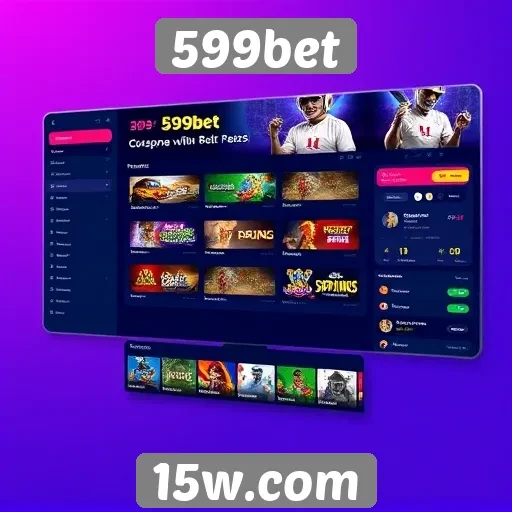 Interface e experiência do usuário no 599bet
